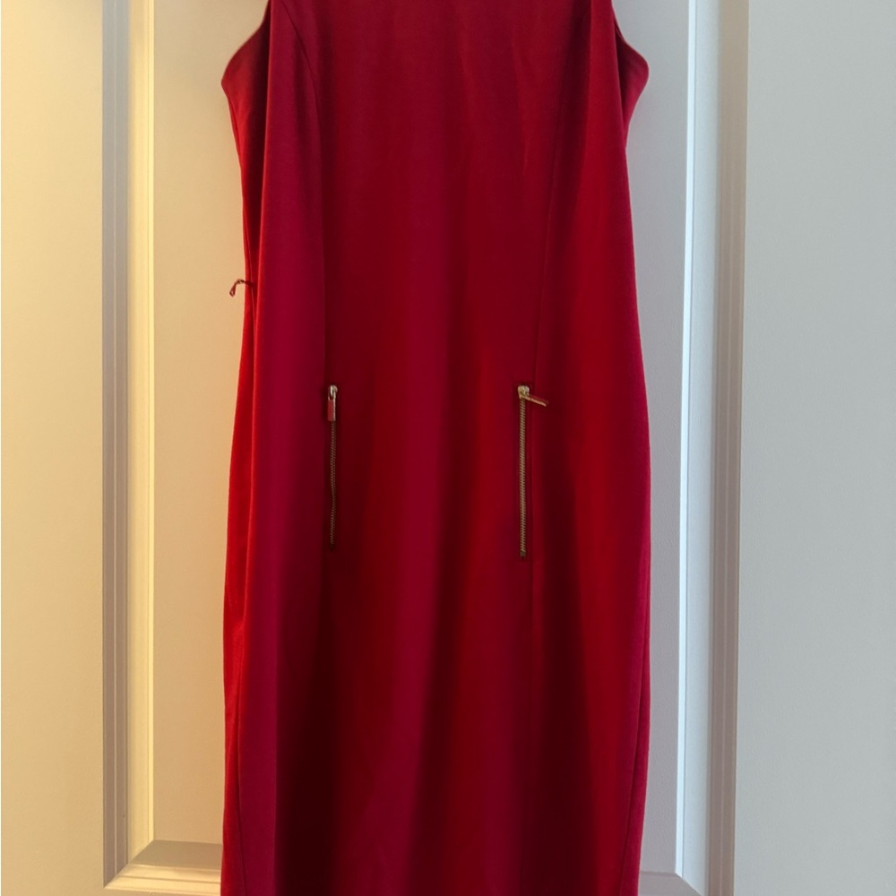 Red Sleeveless Dress